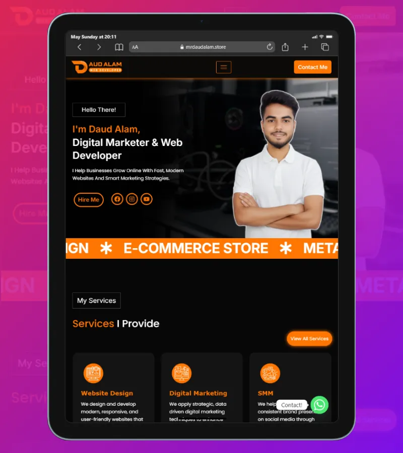 Portfolio website